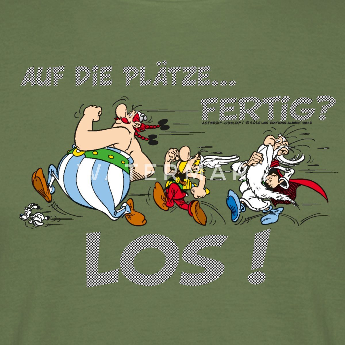Spreadshirt T-Shirt Asterix und Obelix Sport Spruch Männer T-Shirt (1-tlg)