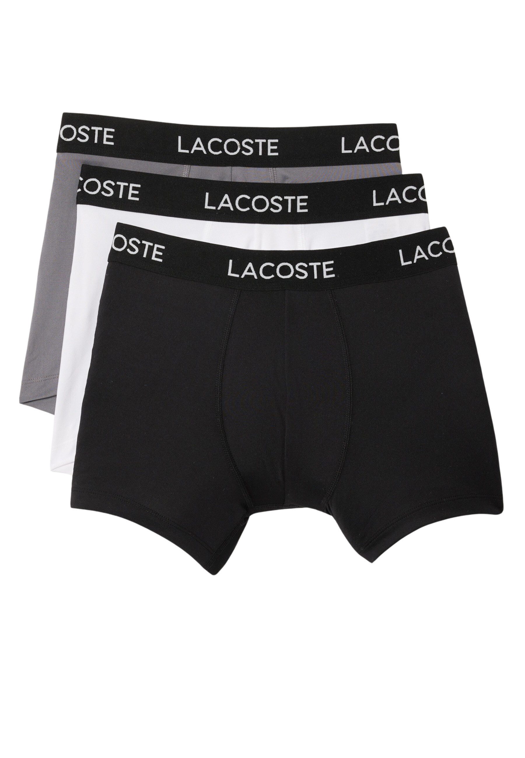 Lacoste Boxershorts Unterhose Trunks 3 Pack (3-St) günstig online kaufen