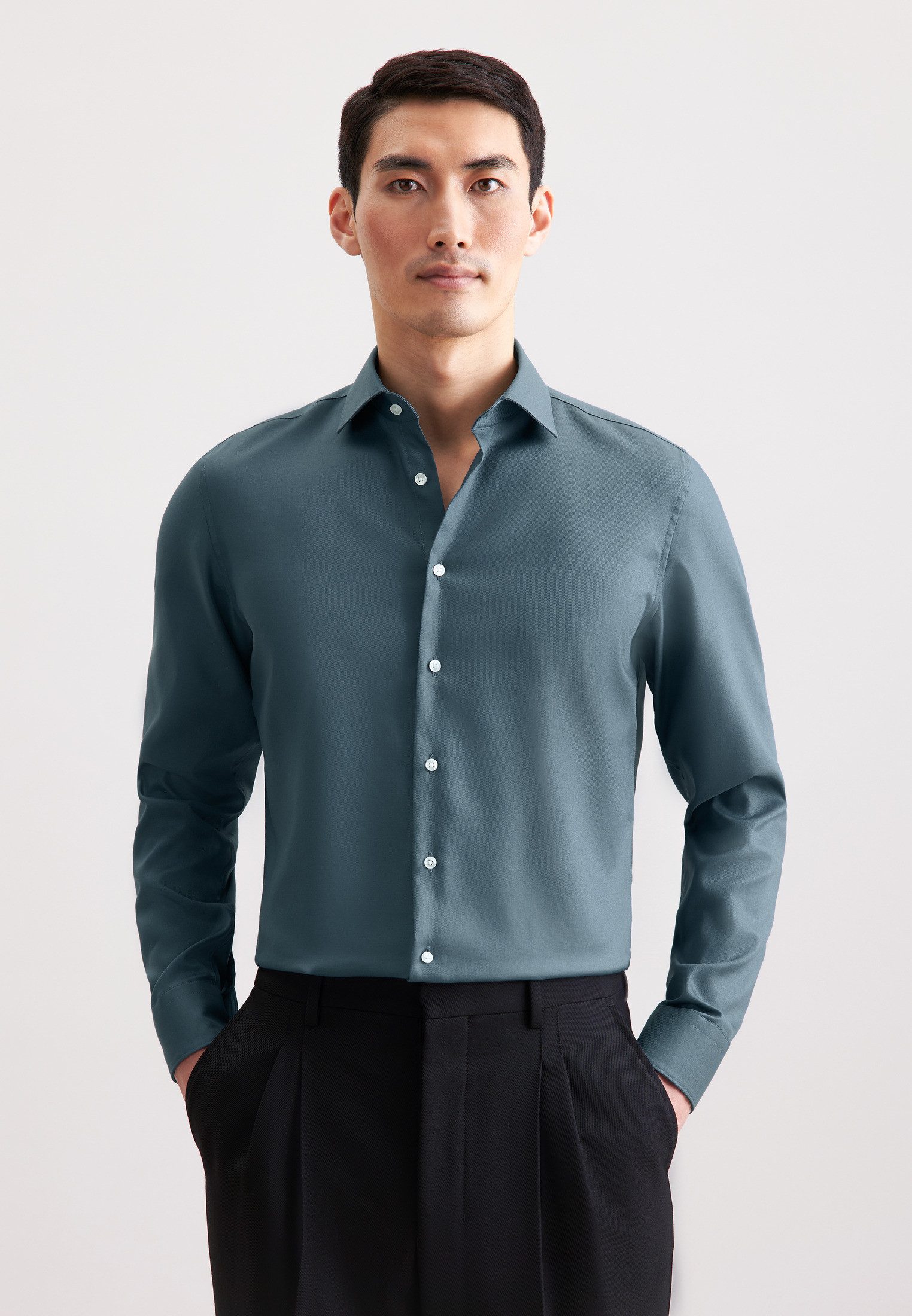 Businesshemd Schwarze Rose