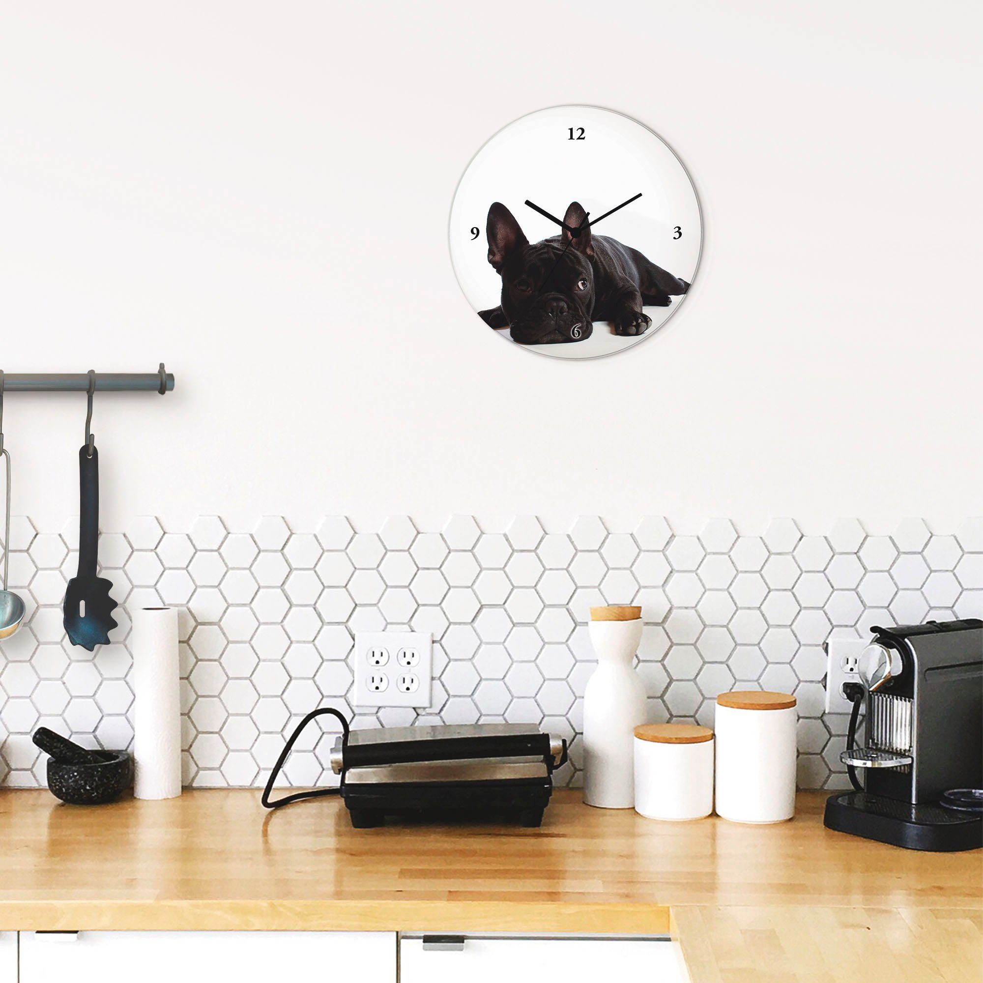 Artland Wanduhr Bulldogge (wahlweise mit Quarz- günstig online kaufen