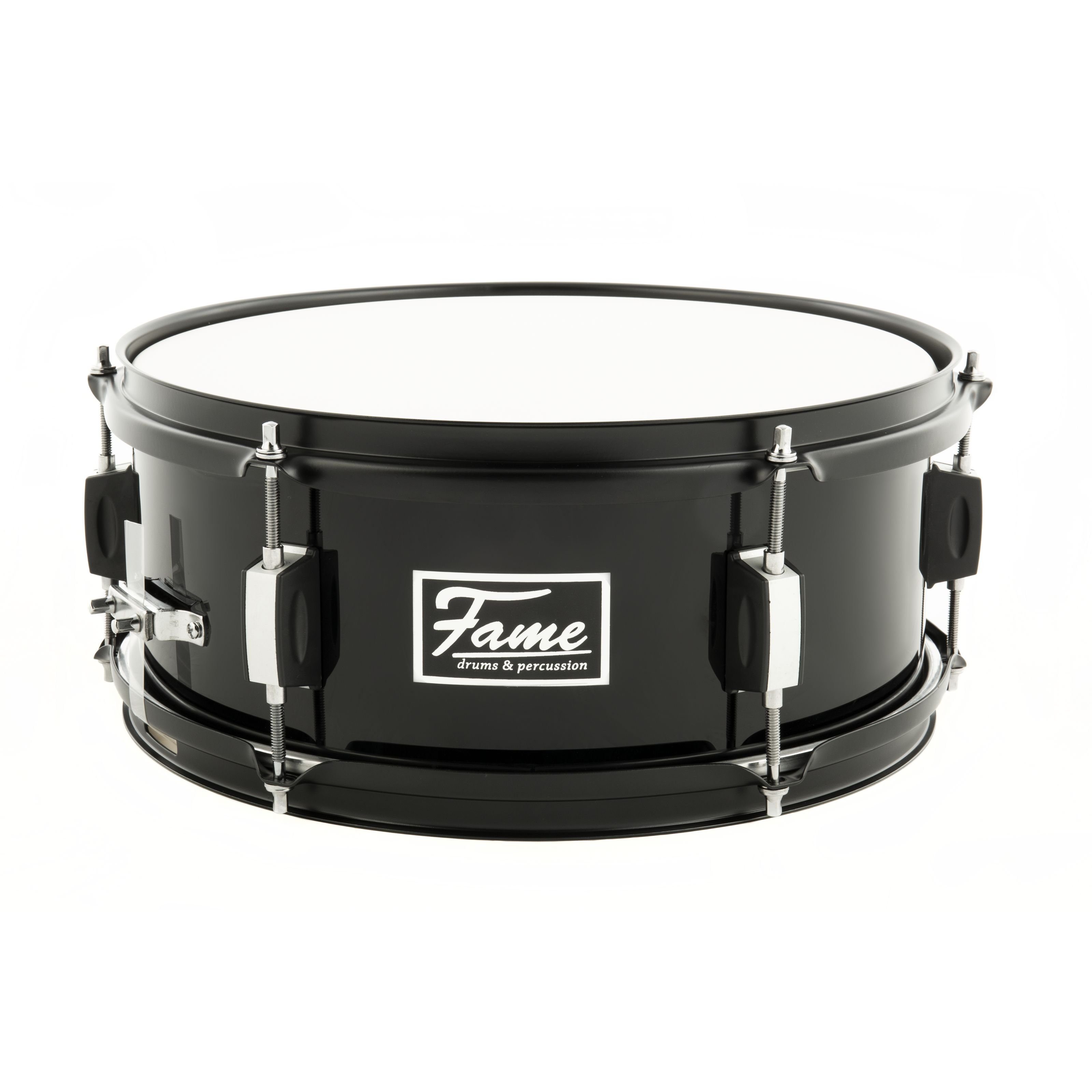 FAME Snare Drum,First Step Snare Drum 13"x55" Piano Black Mischholz Kessel Aluminium Hardware Stahl Spannreifen 6 Spannschrauben Ideal für Anfänger und Musikschulen", Schlagzeuge, Snare Drums, First Step Snare Drum, Anfänger Snare Drum, 13"x5,5" Snare Dru