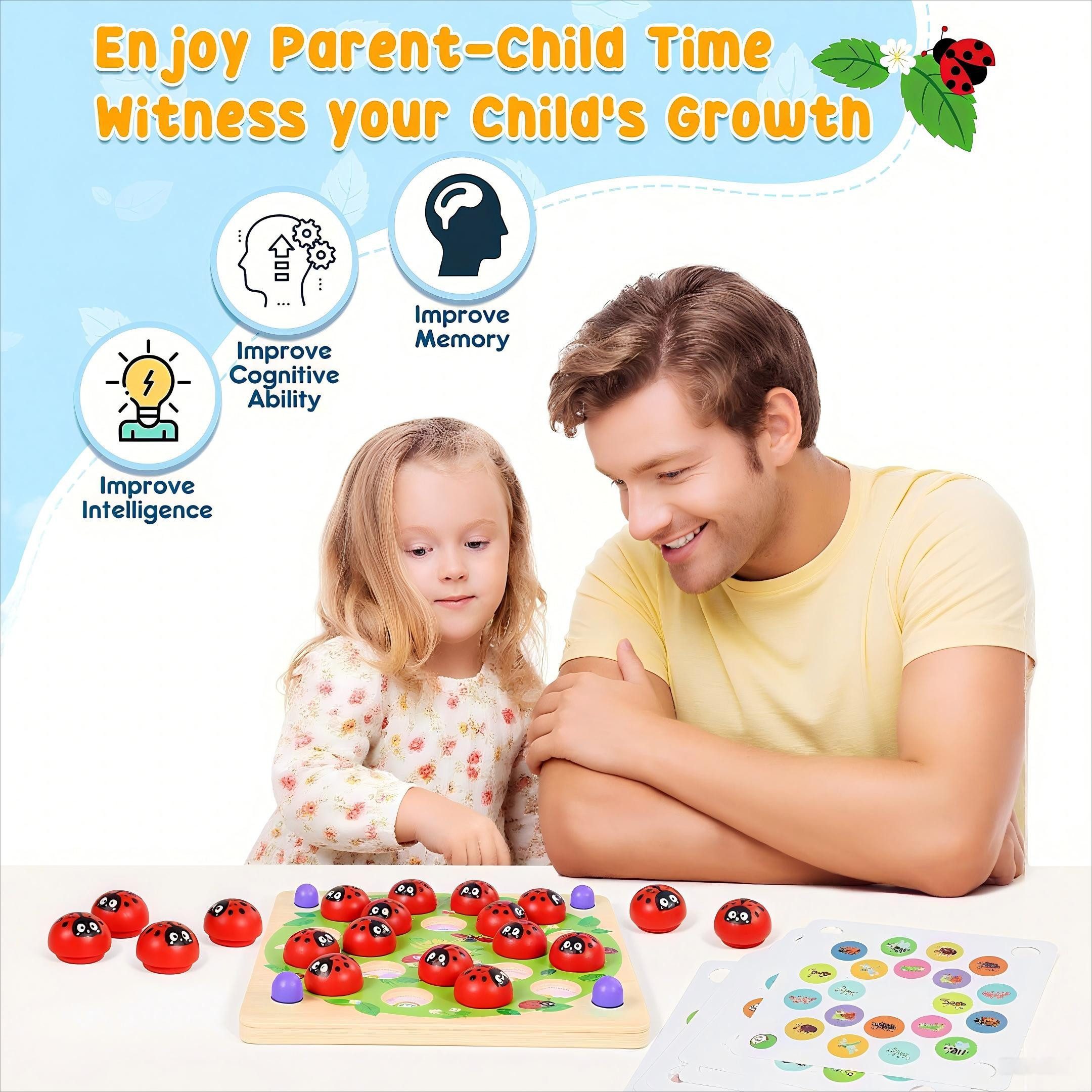 POPOLIC Lernspielzeug Montessori Spielzeug ab 3 4 5 Jahre, Memory Spiele ab günstig online kaufen