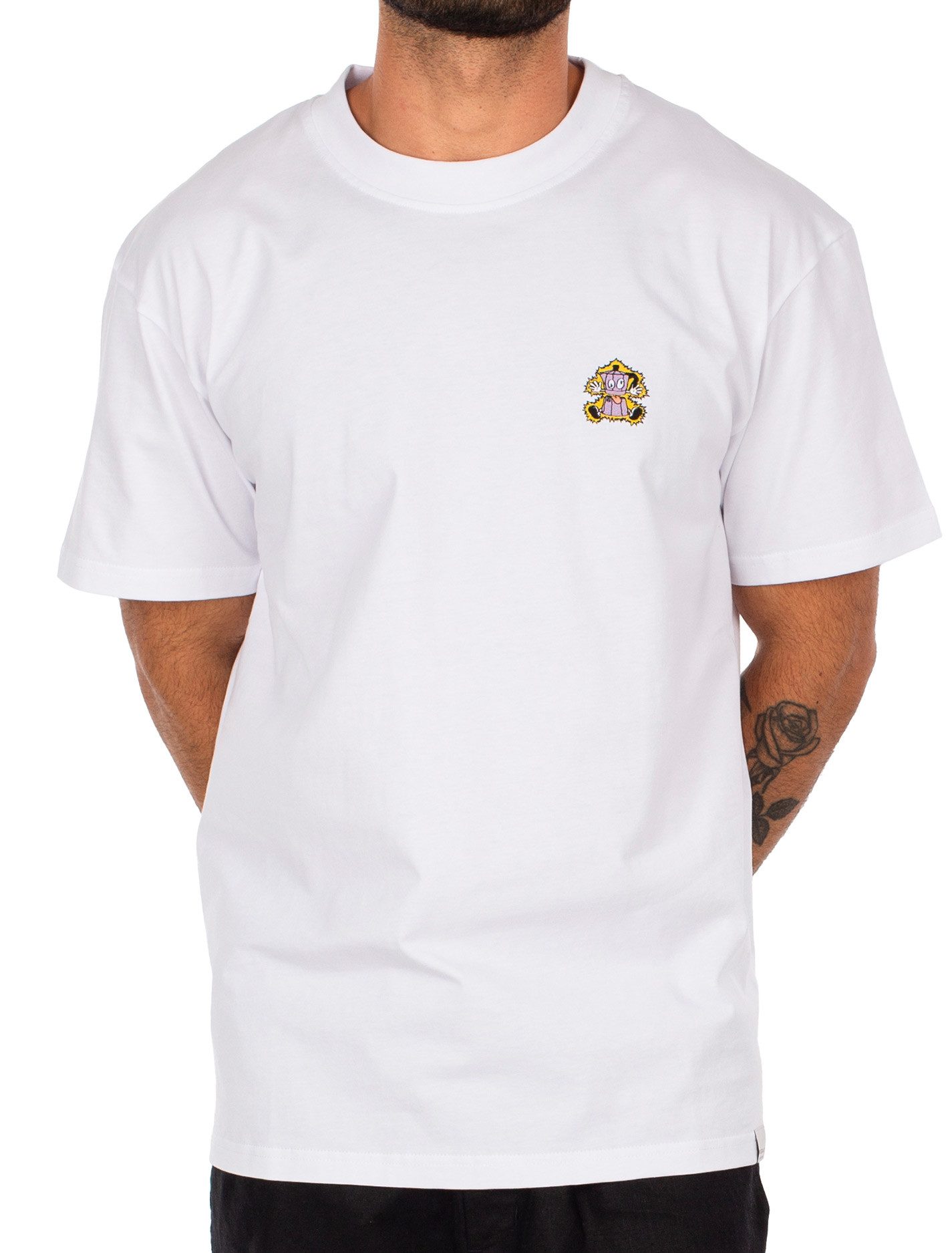 iriedaily T-Shirt T-Shirt Iriedaily Coffeelectric Emb Tee (1-tlg) Bequeme Passform