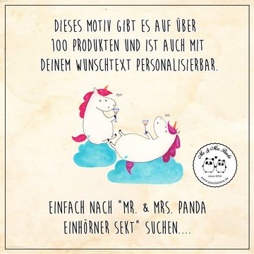 Mr. & Mrs. Panda Tasse Einhorn Sekt - Transparent - Geschenk, Edelstahltasse, Party, Einhörn, Edelstahl, Einzigartiges Design