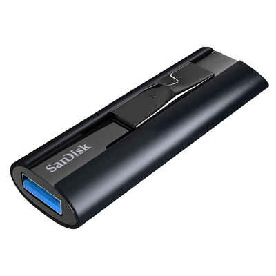 Sandisk Cruzer Extreme Pro 512GB, USB 3.2, 420MB/s USB-Stick (Lesegeschwindigkeit 420 MB/s)