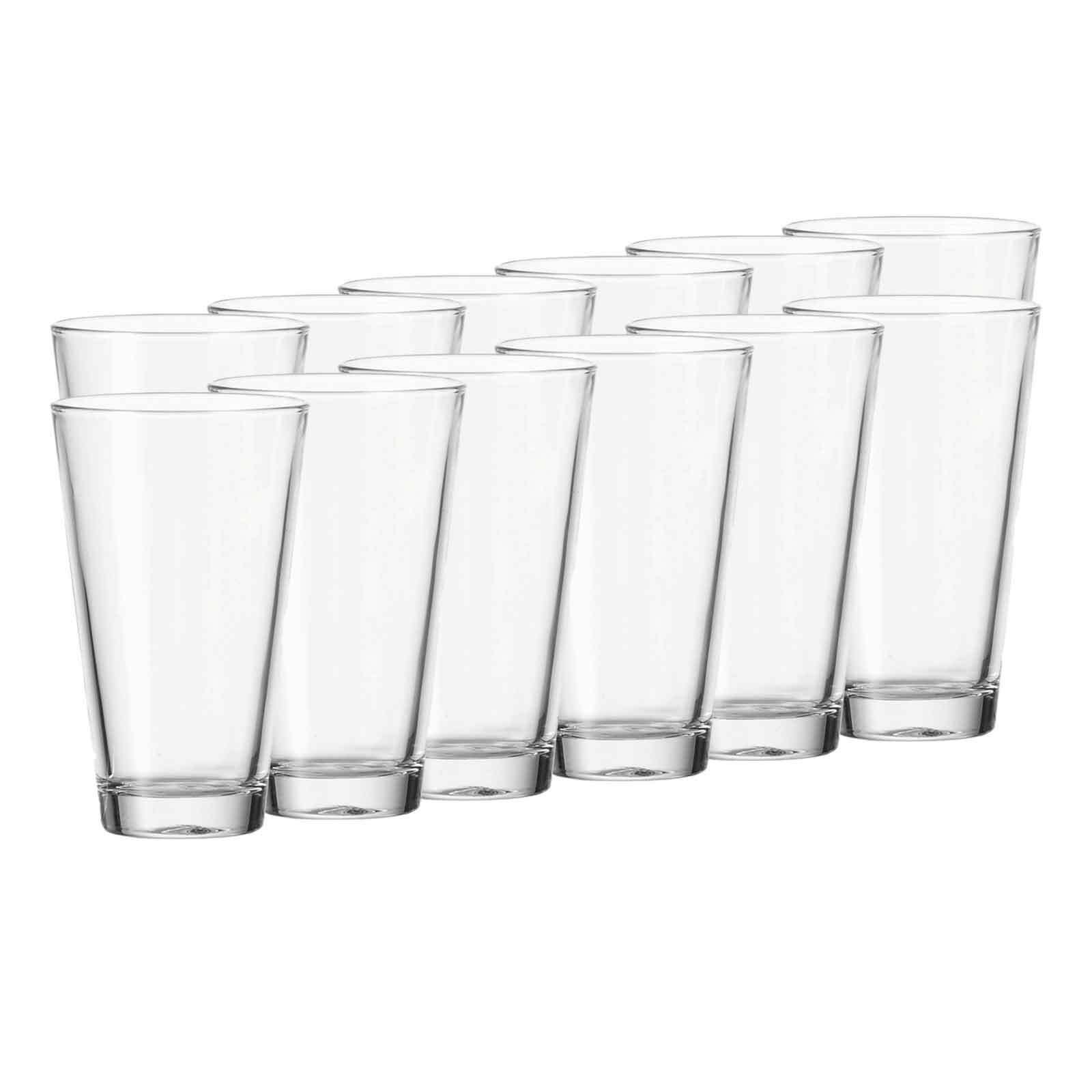 Glas 200 Trinkgläser Set, Glas 12er ml Ciao LEONARDO