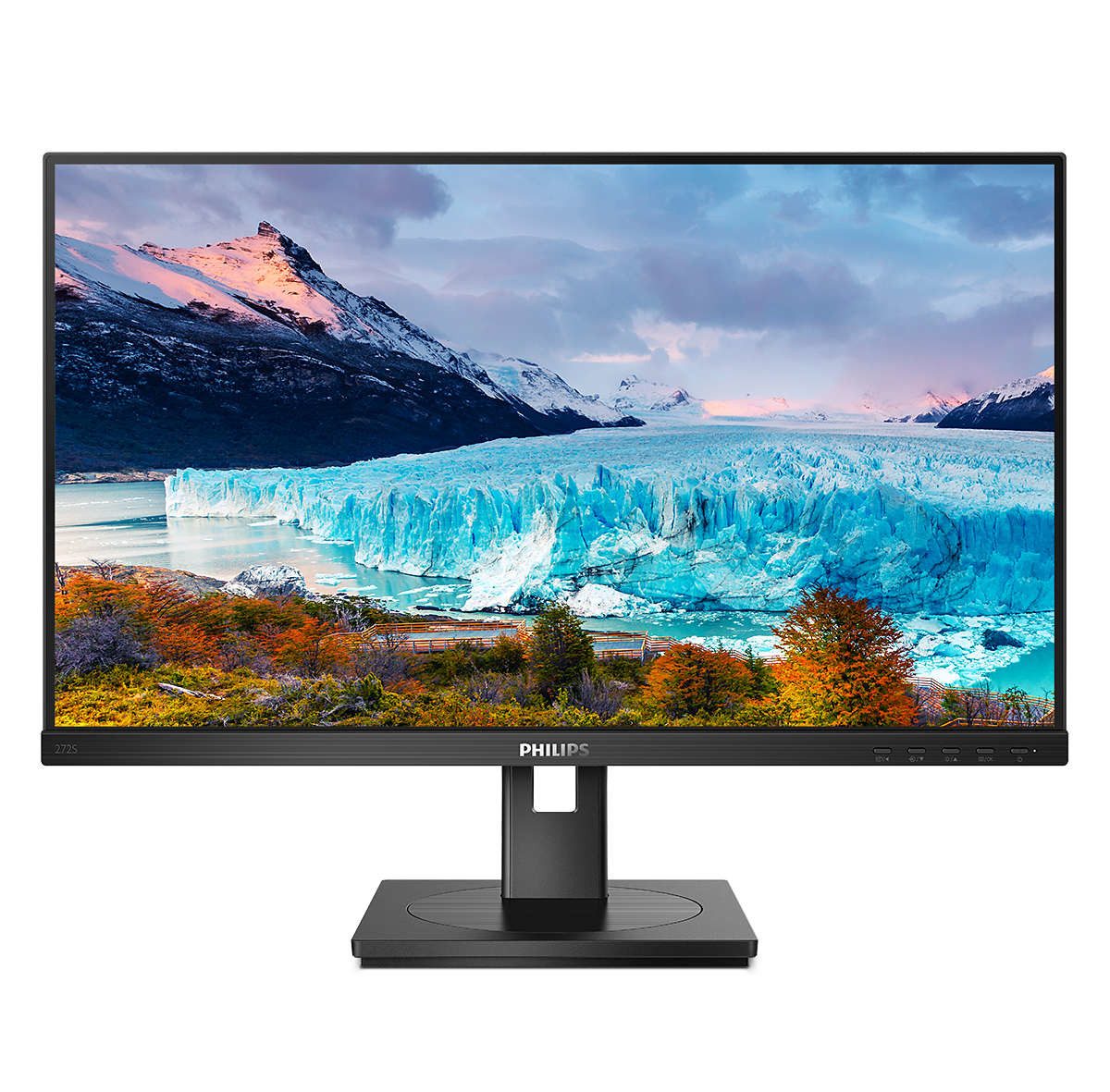 Philips S-line Sline 272S1M 00 LED (272S1M/00) TFT-Monitor (1920 x 1080 px, Full HD, 4 ms Reaktionszeit, 75 Hz, IPS, Lautsprecher, HDCP, Pivot, Höhenverstellbar)