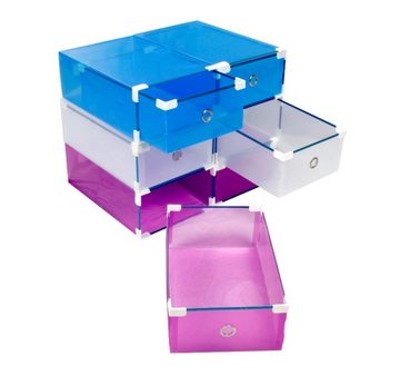 EBUY Schuhbox Set mit 9 stapelbaren Schuhaufbewahrungsboxen (9 St)