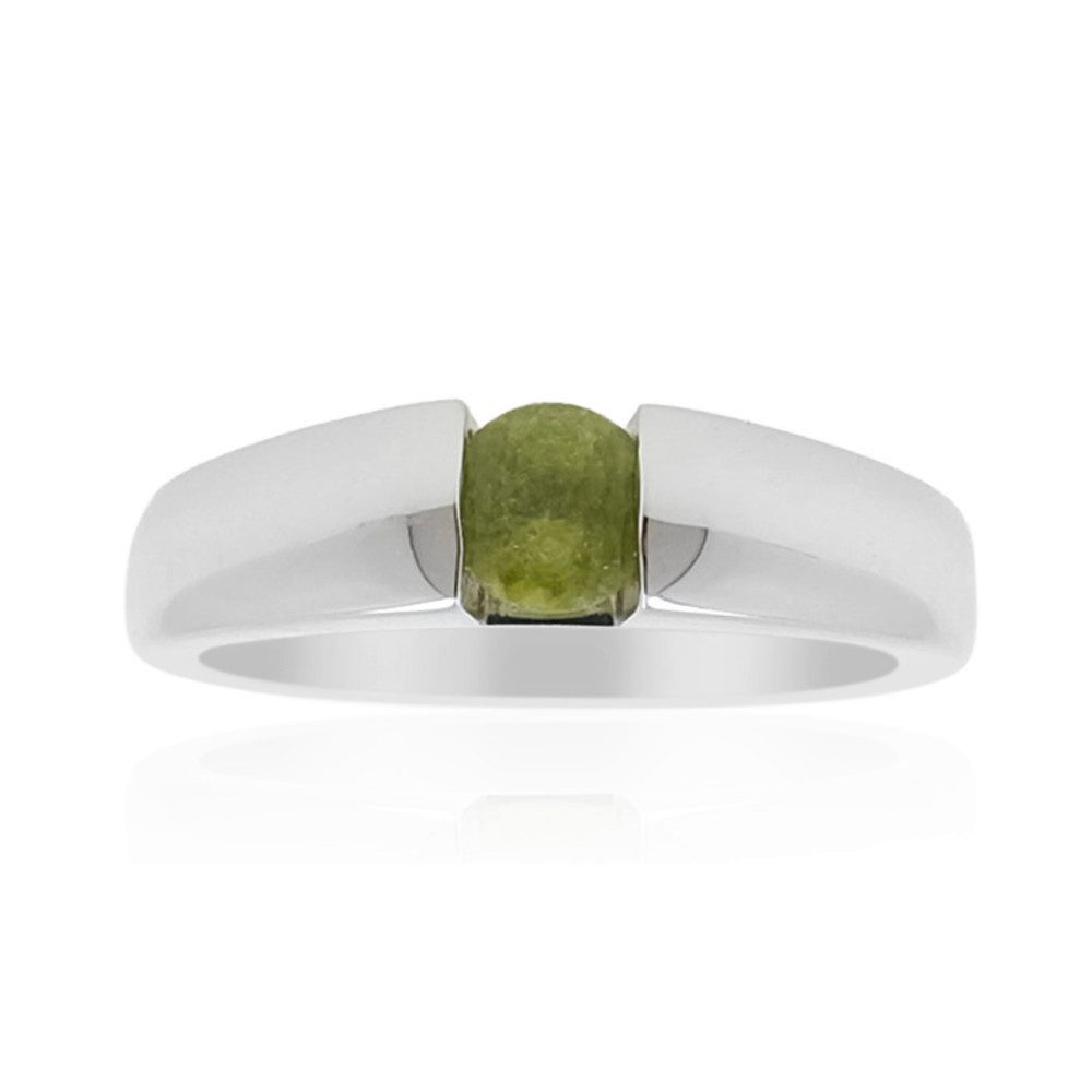 Cavill Solitärring Cavill Ring aus Sterlingsilber 0,455 ct grüner Idokras Olivgrün (1-tlg)