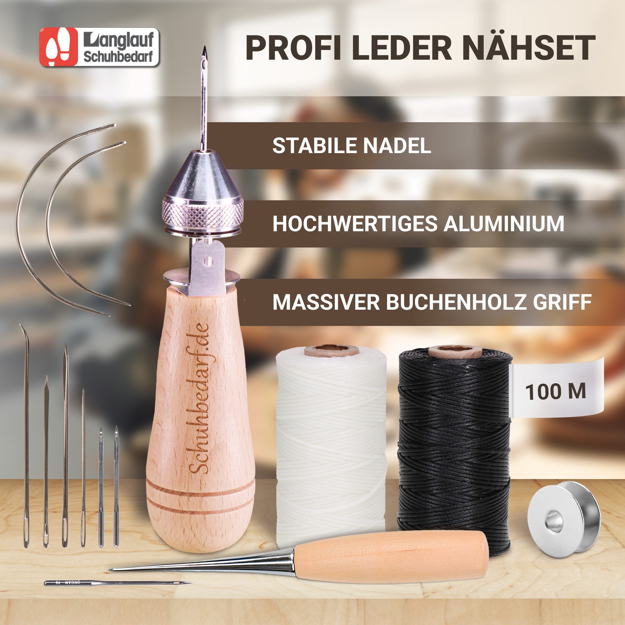 Langlauf Schuhbedarf Nähkästchen Langlauf Schuhbedarf Profi Nähset III