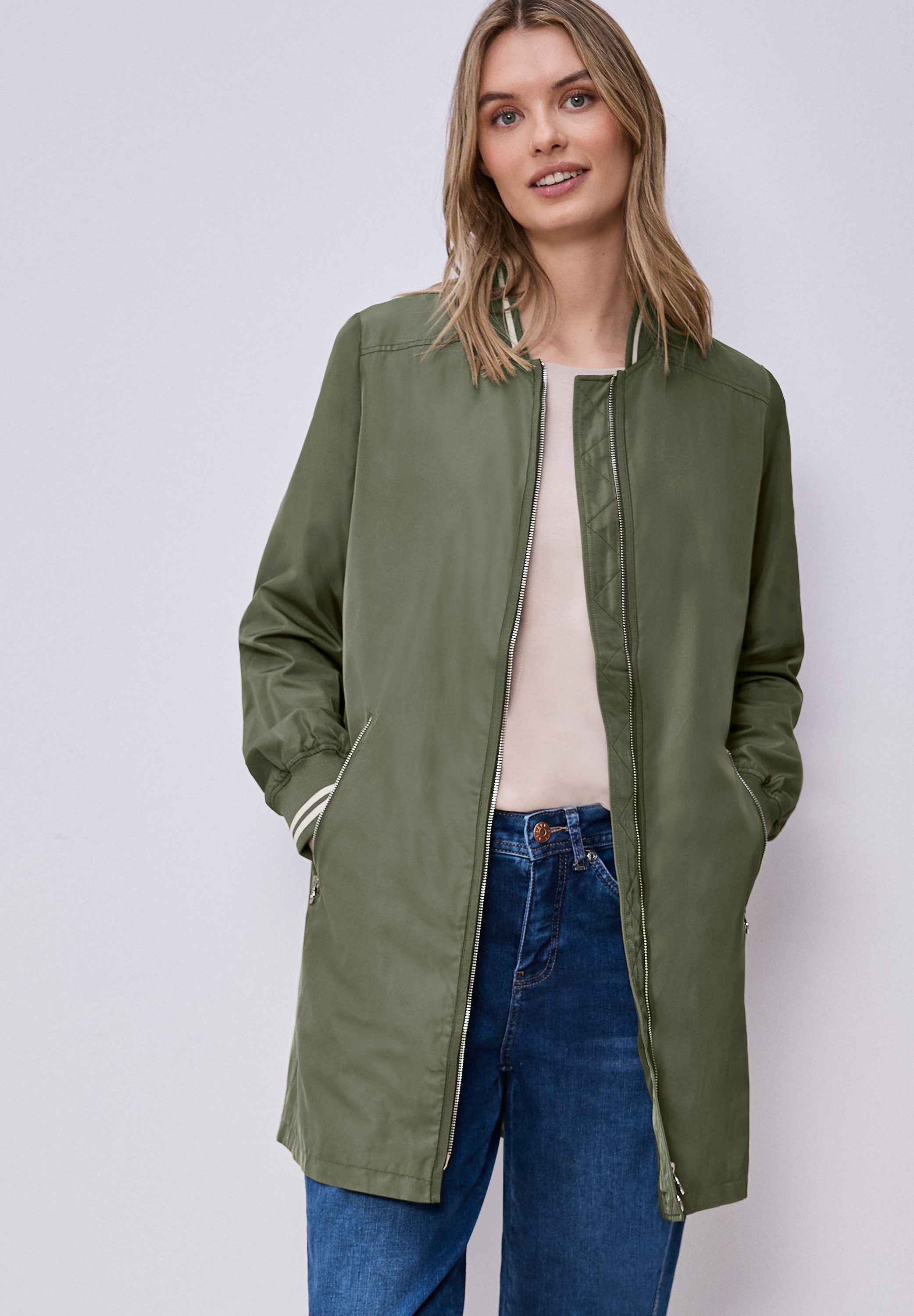 STREET ONE Blouson mit 2-Wege Reißverschluss