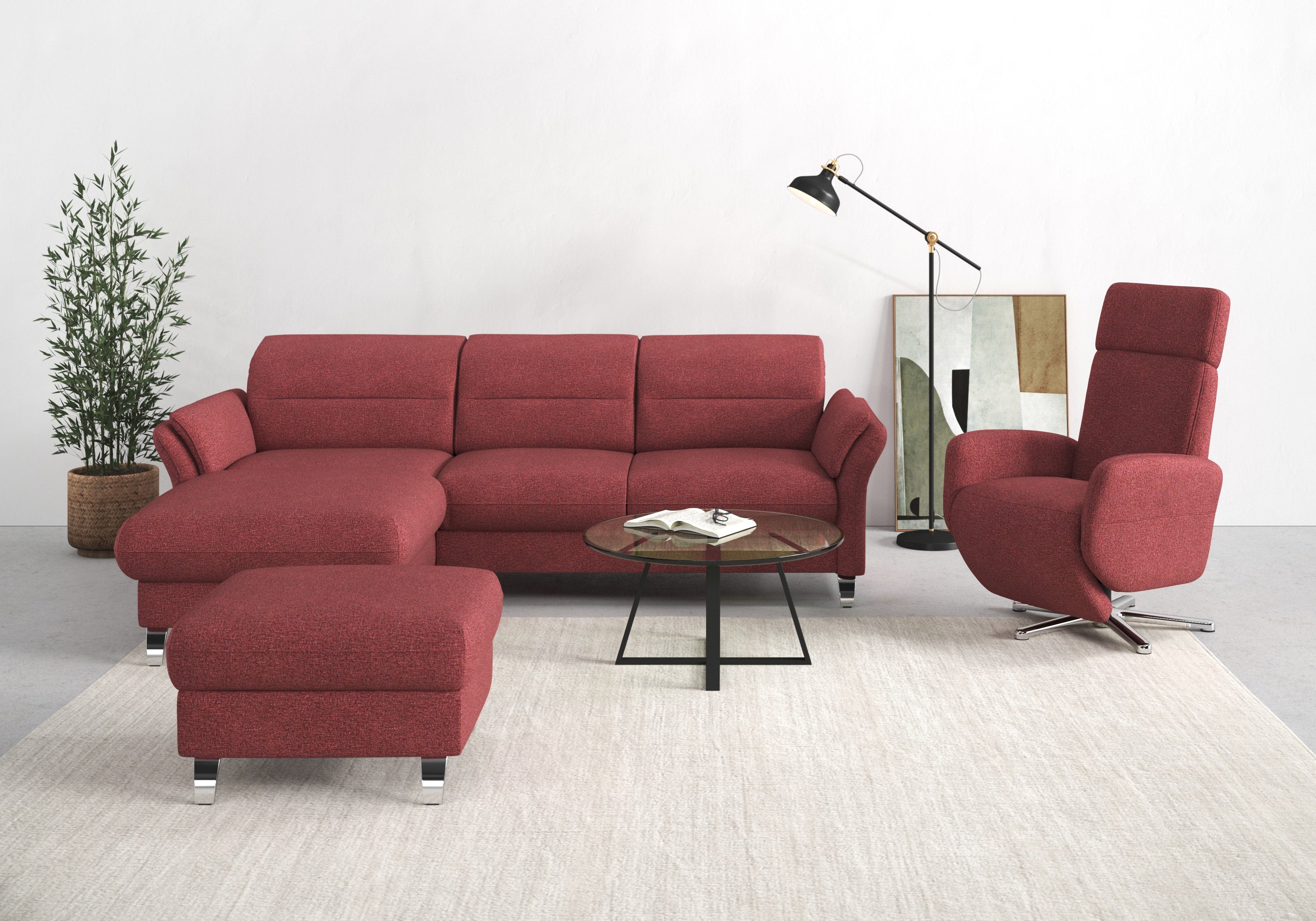sit&more Ecksofa Grenoble L-Form mit Federkern, günstig online kaufen