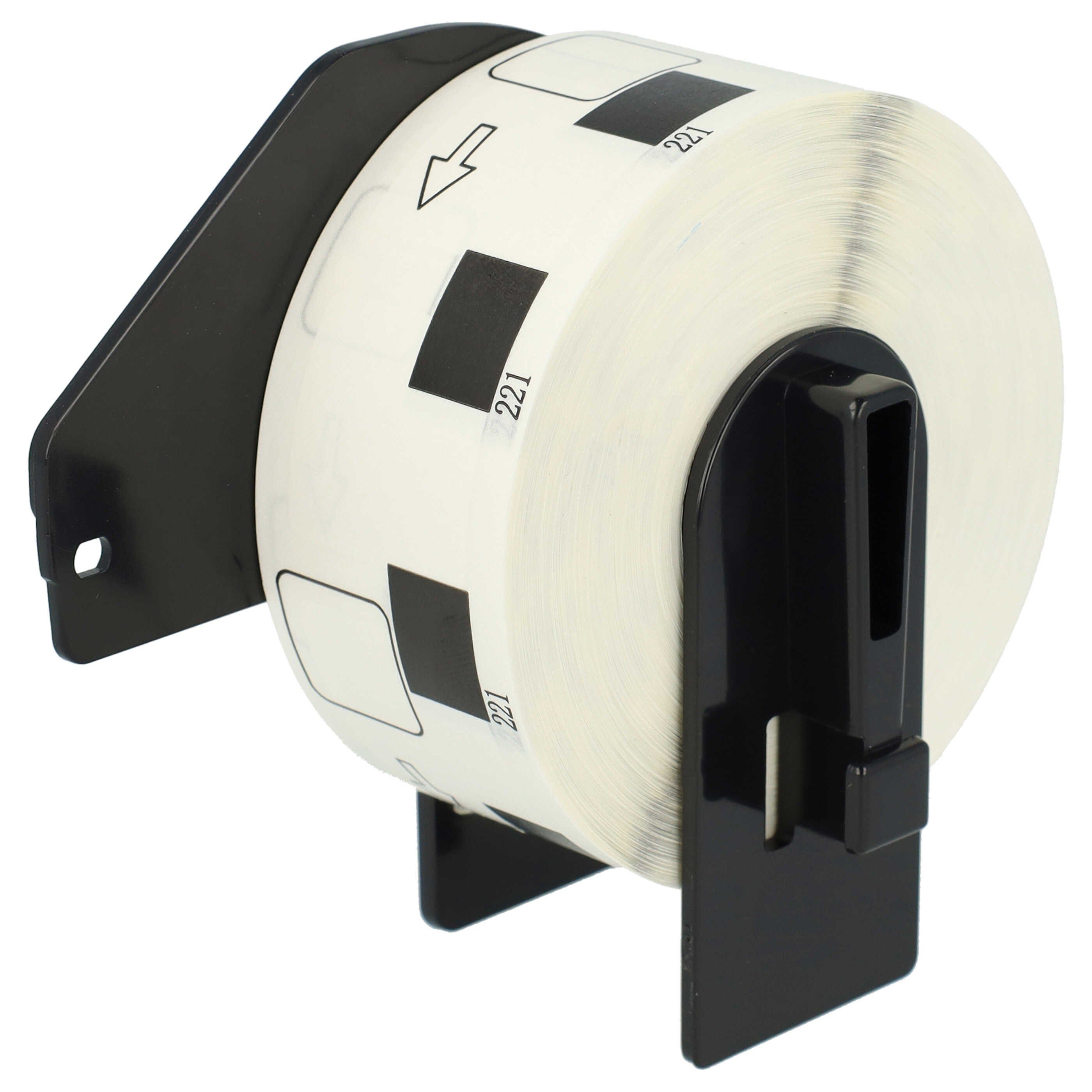 vhbw Etikettenpapier passend für Brother PT QL-550, QL-560, QL560VP, QL-570, QL-580, Wetterfest