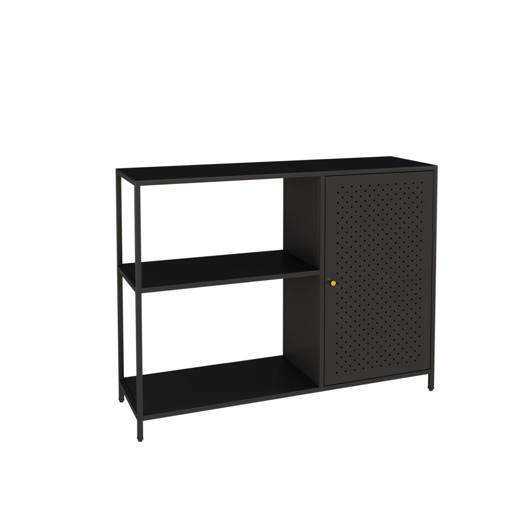 en.casa Sideboard, »Viitasaari« mit Schranktür Metall günstig online kaufen