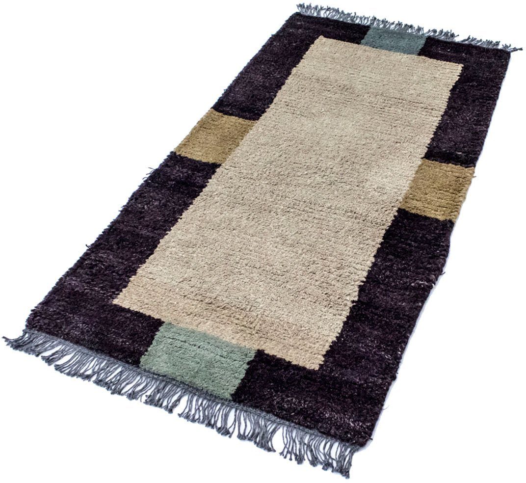 Wollteppich Nepal Teppich handgeknüpft biege, morgenland, rechteckig, Höhe: 18 mm, handgeknüpft