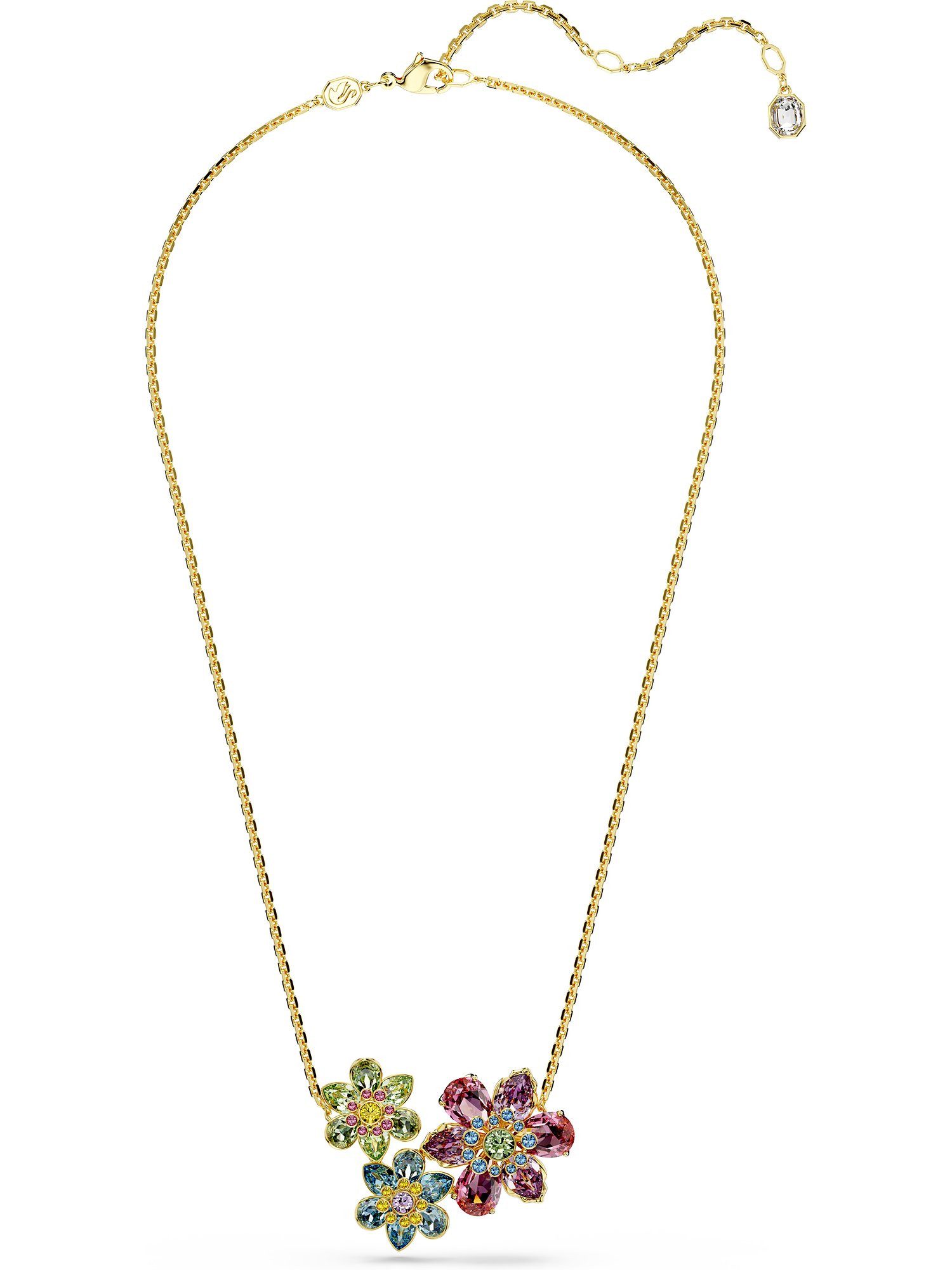 Swarovski Collier Swarovski Damen-Kette Metall Swarovski-Kristall günstig online kaufen