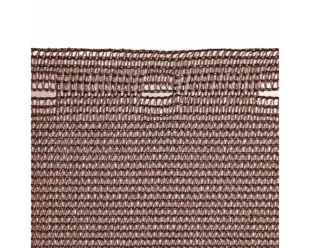 Thumbnail - HaGa Schutznetz Zaunblende Sichtblende Schattiernetz 85% in 0,9m Br. braun (Meterware), (Gewebegewicht ca. 150 g/m², 85%...