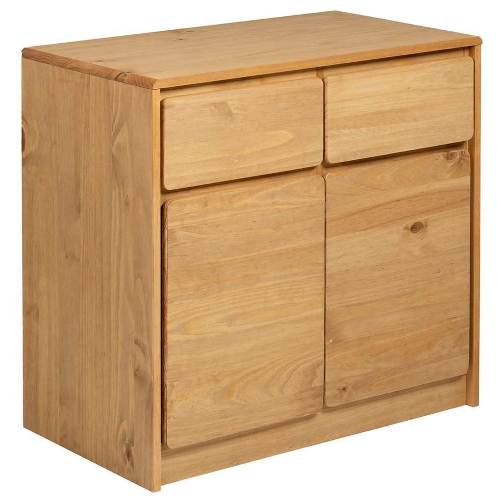 vidaXL Sideboard Sideboard SAUDA Eiche-Optik 80x43x75,5 cm Kiefernholz (1 S günstig online kaufen