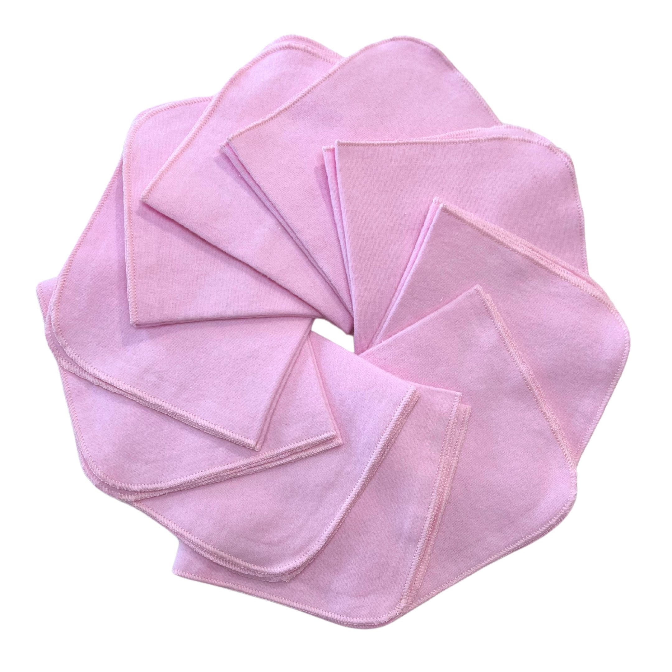 Babymajawelt Waschlappen Ultraweiche Baby Waschlappen Molton Tücher 25x25cm, Baumwolle (10-St), Nachhaltig, DIY-Feuchttücher, Wiederverwendbar, Babyausstattung