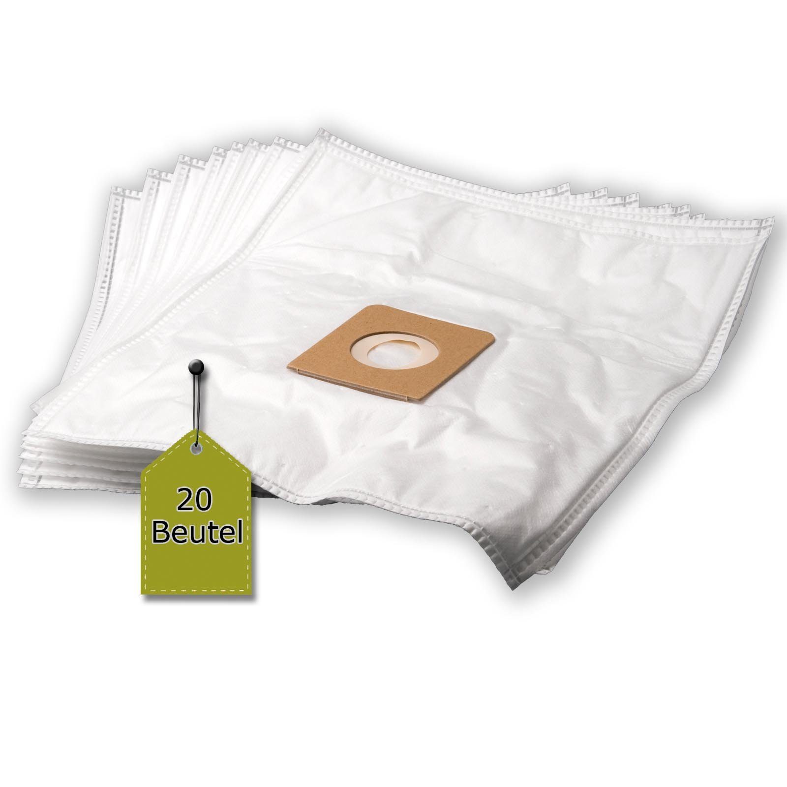 eVendix Staubsaugerbeutel 20 Staubsaugerbeutel kompatibel mit Nilfisk Elite SICL14E08A2-B-HFN, passend für Nilfisk Elite SICL14E08A2-B-HFN, 20 St.