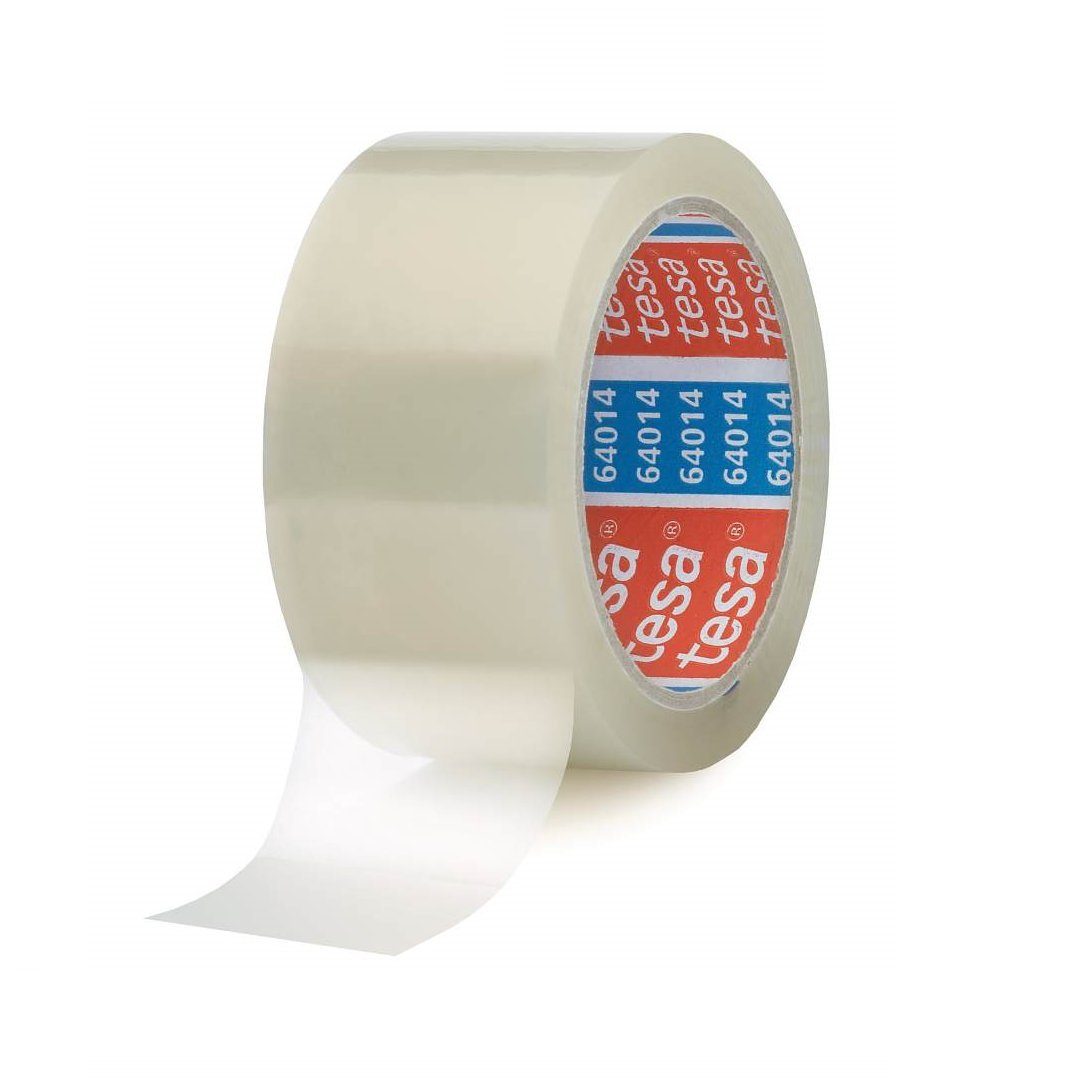 tesa Klebeband tesa Packband 64014 PP transparent 50 mm x 66 m (1-St) günstig online kaufen