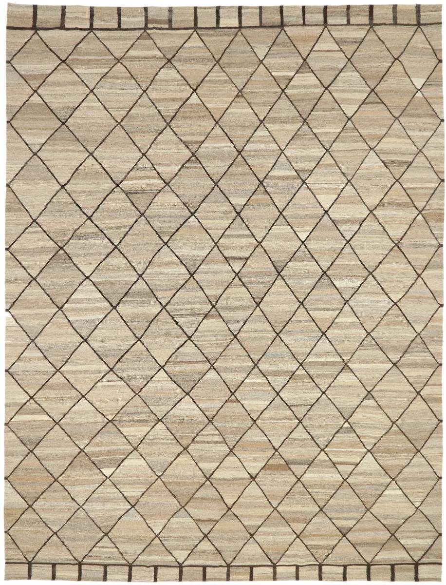 Orientteppich Kelim Berber Design 312x413 Handgewebter Moderner Orientteppich, Nain Trading, rechteckig, Höhe: 3 mm