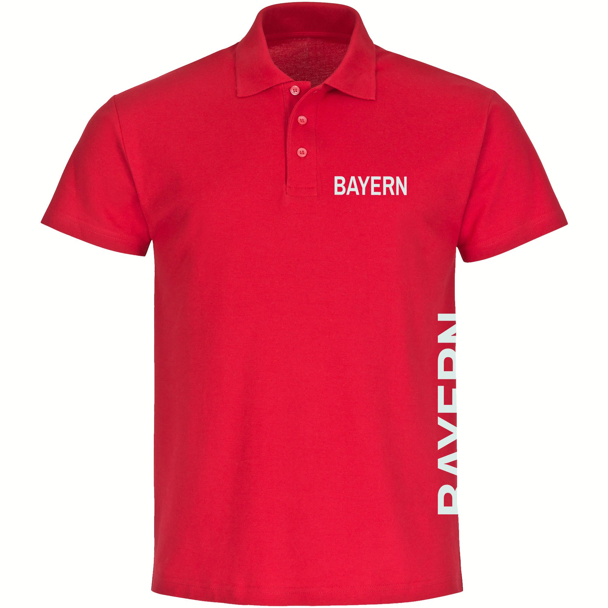 Poloshirt Bayern - Brust & Seite - Polo