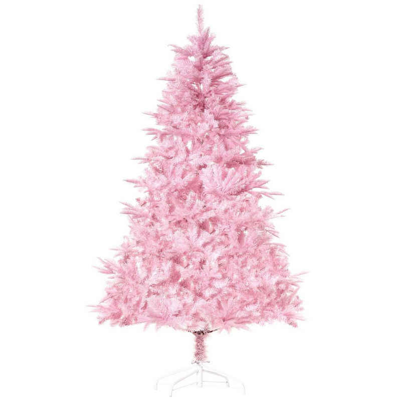HOMCOM Künstlicher Weihnachtsbaum »Künstlicher Weihnachtsbaum«, B75 x 150H cm (BxH), rosa