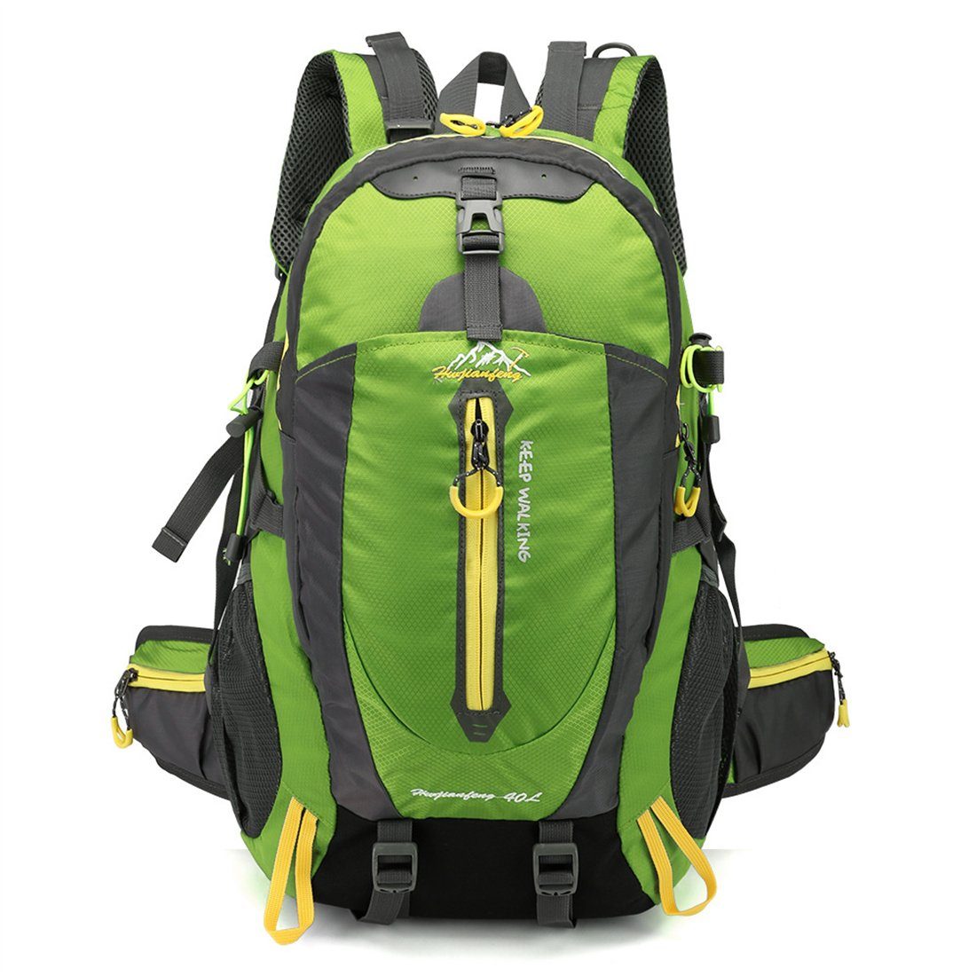 DÖRÖY Wanderrucksack 40L Outdoor-Wanderrucksack, Wanderrucksack, Wanderseesack Schulranzen grün