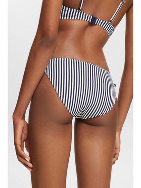 Esprit Bikini-Hose Gestreifte Bikinihose zum Binden