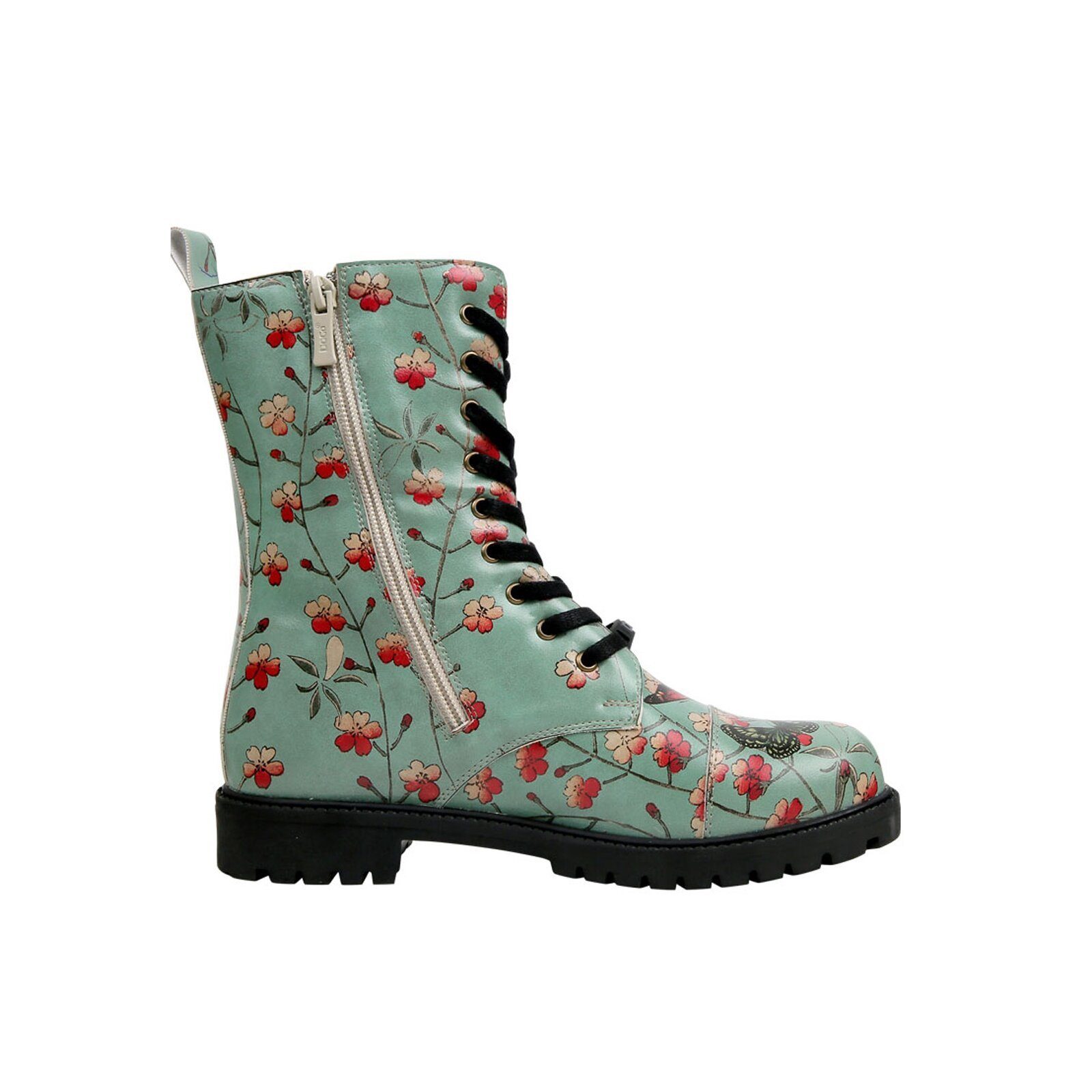 DOGO Zipsy High-Top Boots Your Wings, Your Dreams Damen Stiefeletten Schnürboots Handgefertigt