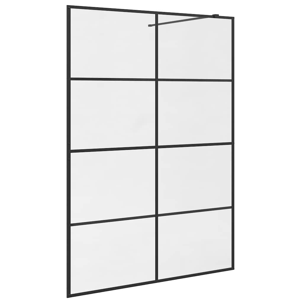 vidaXL Duschwand Duschwand für Begehbare Dusche mit Klarem ESG-Glas 140x195 cm