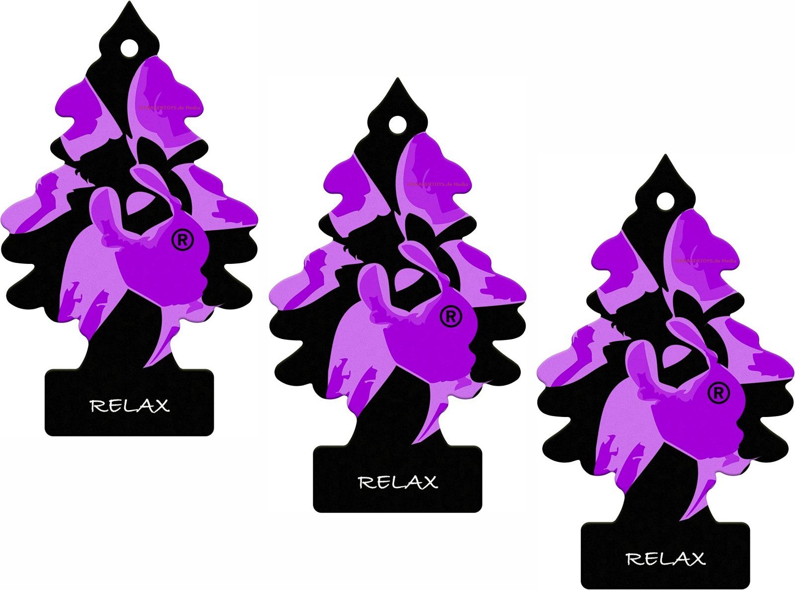 Wunder-Baum Dekobaum 3er Duftbäumchen Relax Wunderbaum 3 Set Lufterfrischer günstig online kaufen