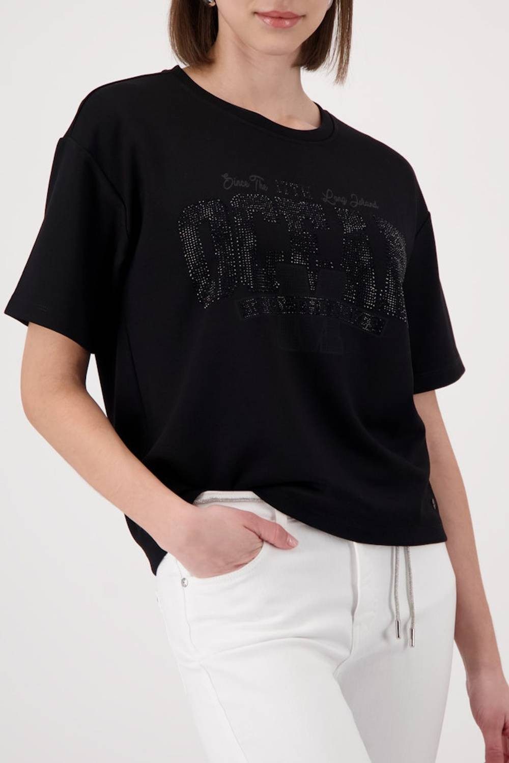 Monari T-Shirt 410573 Schmuckschrift