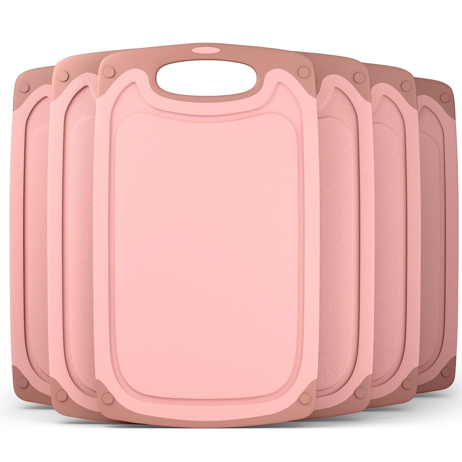 Blumtal Frühstücksbrett Blumtal Frühstücksbrettchen Kunststoff 25x15 im Set spülmaschinenfest, (6-St)