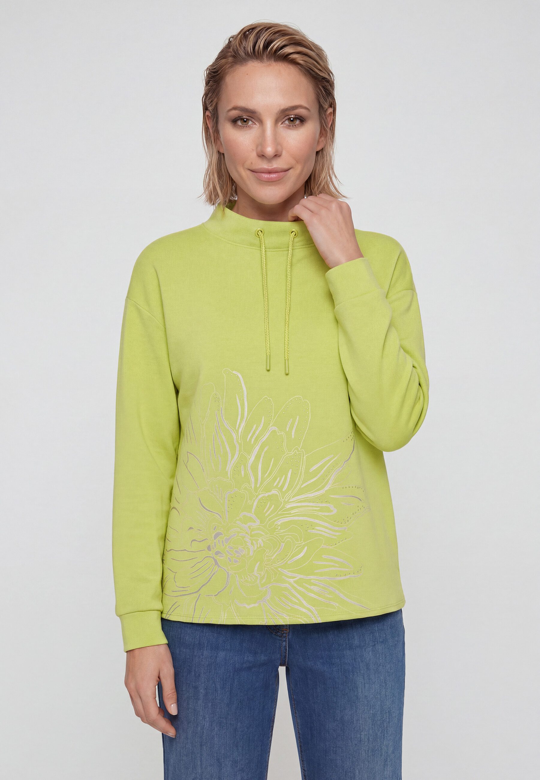 Olsen Sweatshirt Sweatshirt mit Placement Print