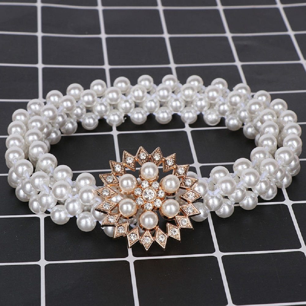 BYSURE Raffhalter, (2-tlg), Vorhang Raffhalter Perlen Vorhanggurte 2 Stück