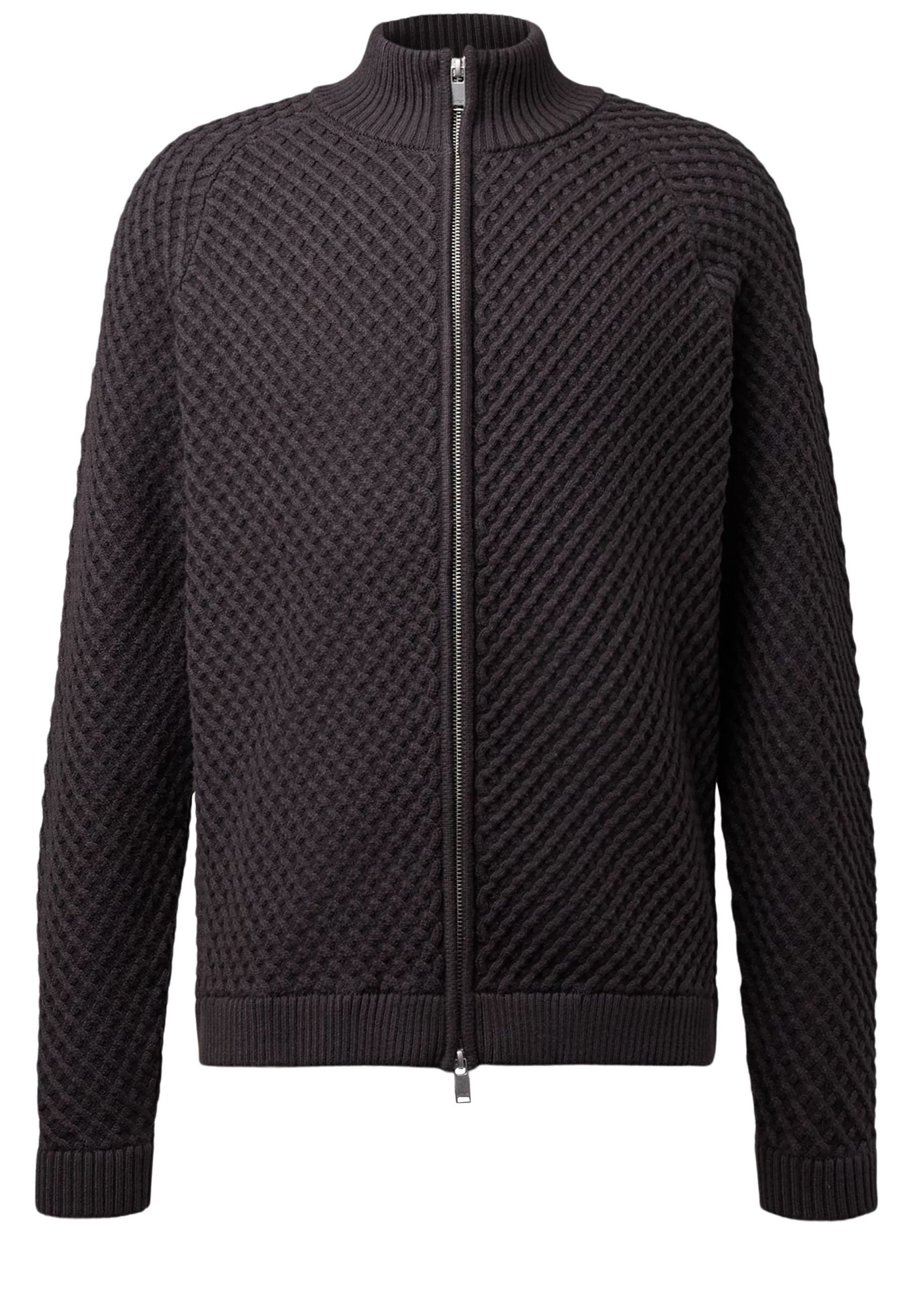Drykorn Strickjacke Kerao mit Strukturmuster (1-tlg)