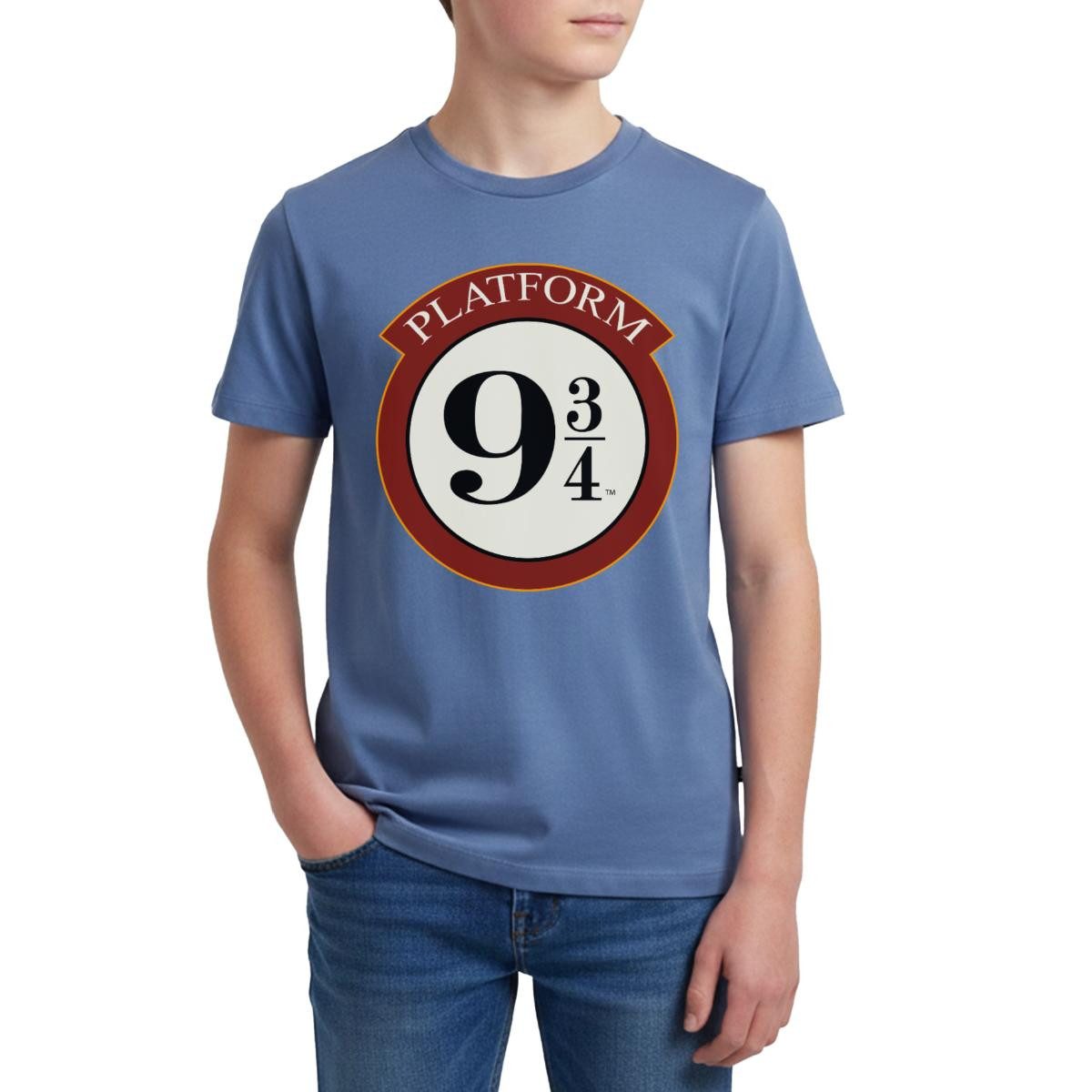 Spreadshirt T-Shirt Harry Potter Platform 9 3/4 Teenager Premium T-Shirt (1-tlg)