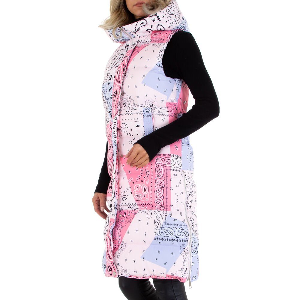 Damen Kapuze in Ital-Design Gefüttert Winterjacke Winterjacke Freizeit Rosa
