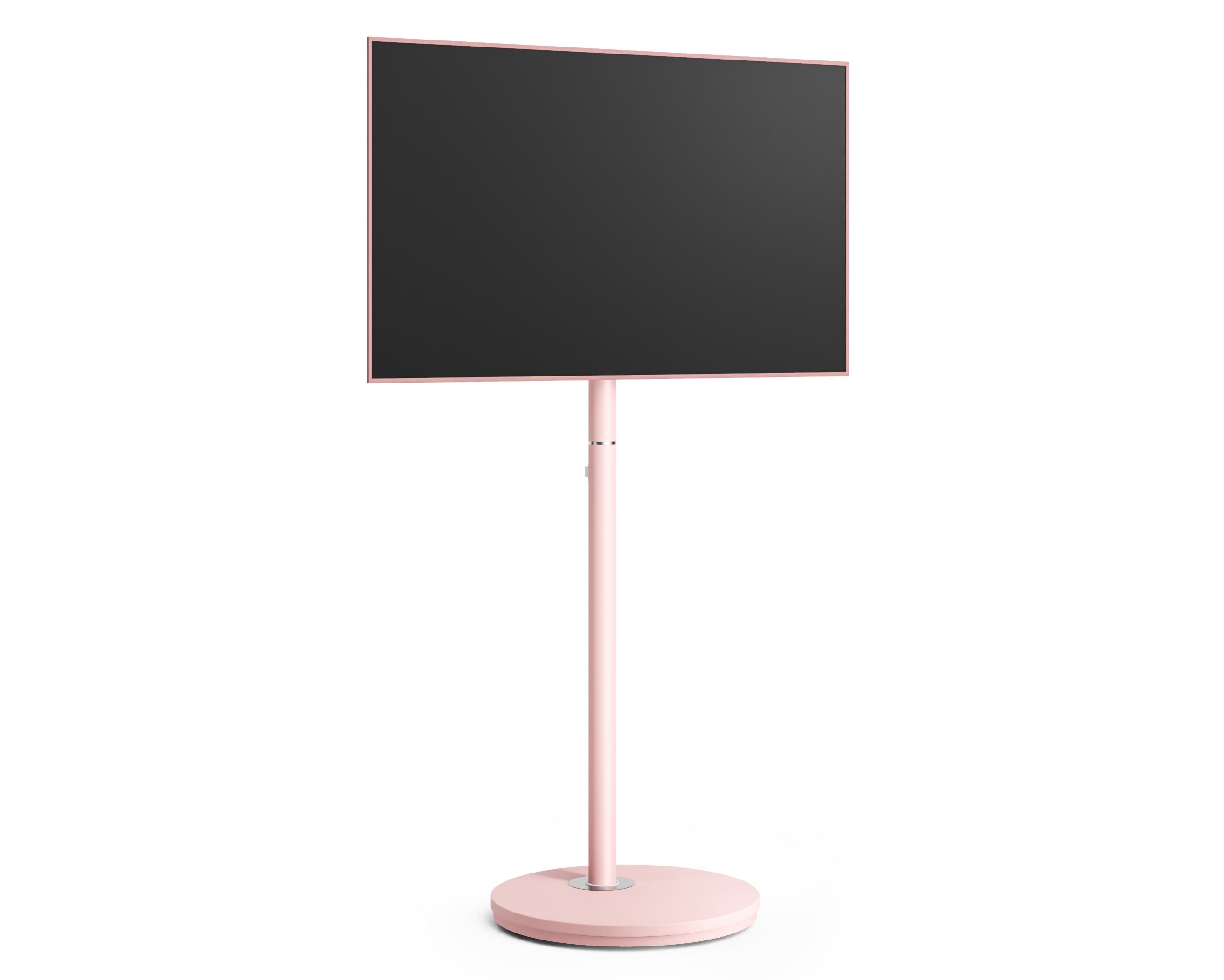 FITUEYES TV-Ständer mit Lenkrollen, 24-48 Zoll, höhenverstellbar, (bis 48,00 Zoll, Metallkonstruktion, mit Kabelmanagement)