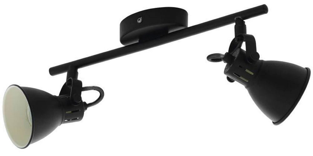 EGLO Deckenspot SERAS 2, LED wechselbar, Warmweiß, Küchenlampe, Deckenstrahler, Industrial, modern