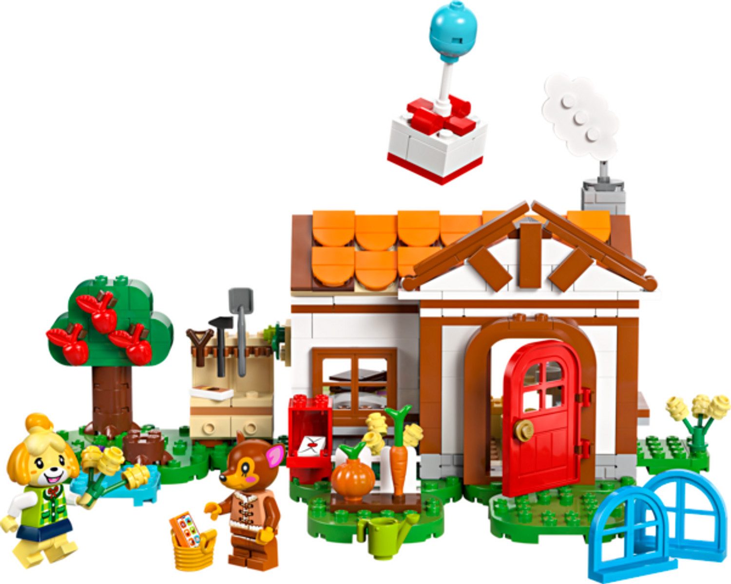LEGO® Animal Crossing™ Besuch von Melinda Konstruktionsspielsteine, (Besuch von Melinda, Klemmbausteine), Made in Europe