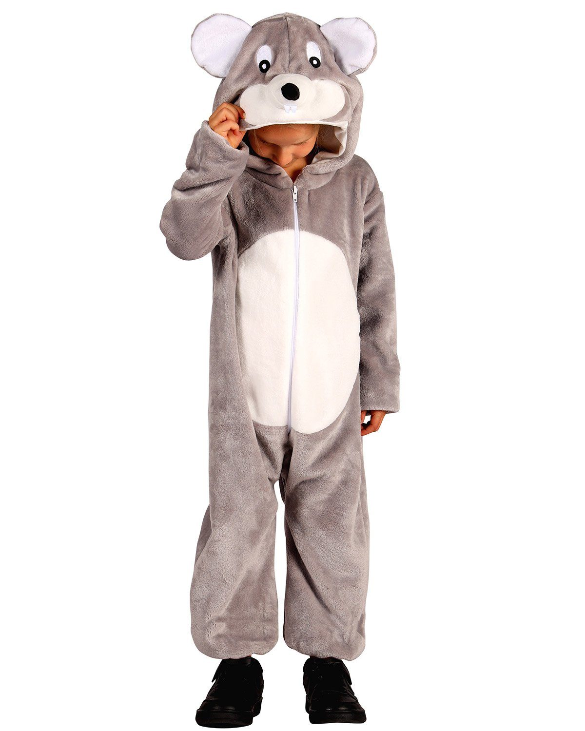 thetru Kostüm Maus Babykostüm, Grau - Overall