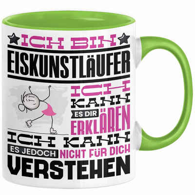 Trendation Tasse Eiskunstläufer Geschenk Kaffee-Tasse Geschenkidee für Eiskunstläufer I