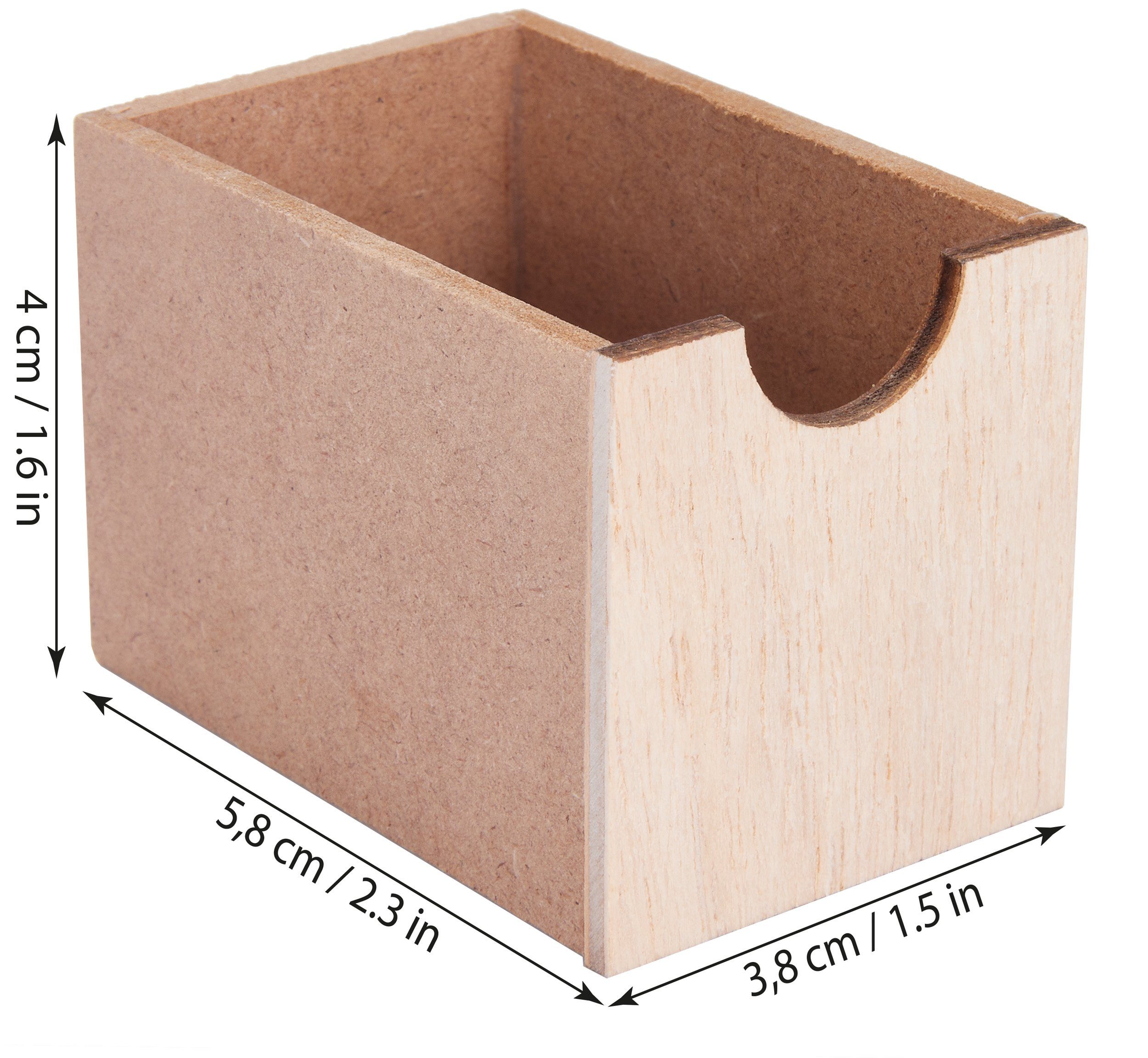 BRUBAKER befüllbarer Adventskalender DIY Weihnachtskalender zum Bemalen und Befüllen - Blanko 33,3 cm hoch (1-tlg), Holz Kalender - Weihnachtshaus zum Selbstges – Bild 5 von 5