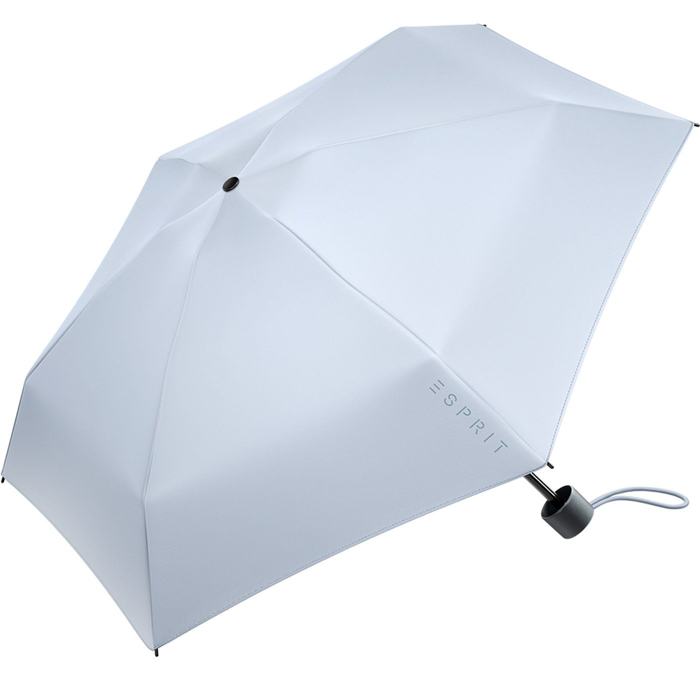 Taschenregenschirm Esprit winzig in FJ Trendfarben Regenschirm Mini Super klein, Damen blau 2022, den Petito neuen