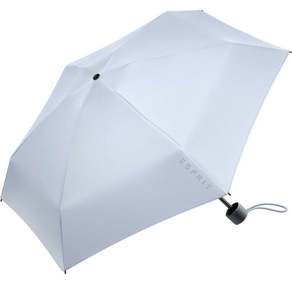 Esprit Taschenregenschirm Damen Super Mini Regenschirm Petito FJ 2022,  winzig klein, in den neuen Trendfarben, Regenschirm für Damen der Marke  Esprit, Typ Taschenschirm mit