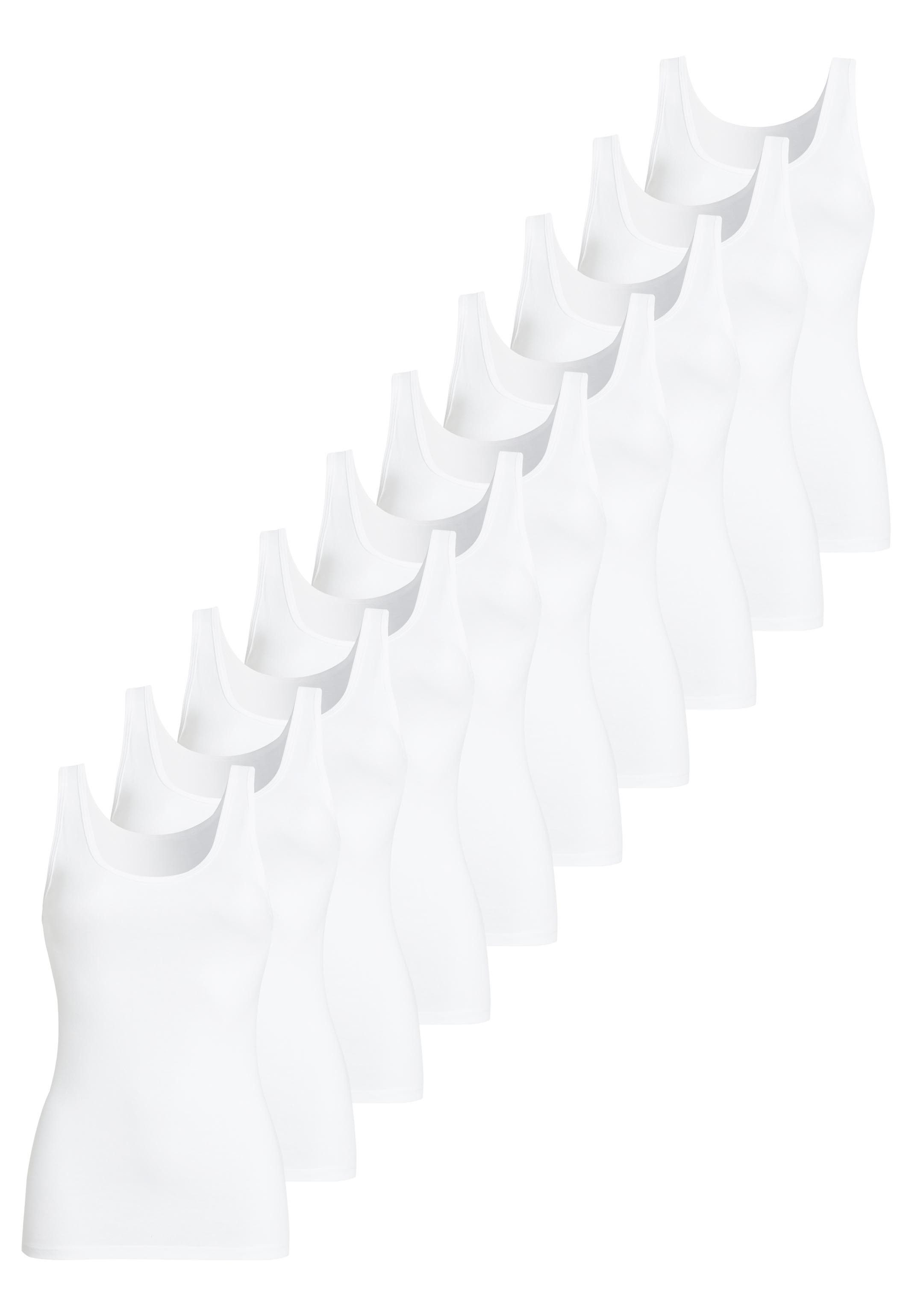 conta Unterhemd 10er Pack Basic (Spar-Set, 10-St) Unterhemd / Top - Baumwolle - Atmungsaktiv