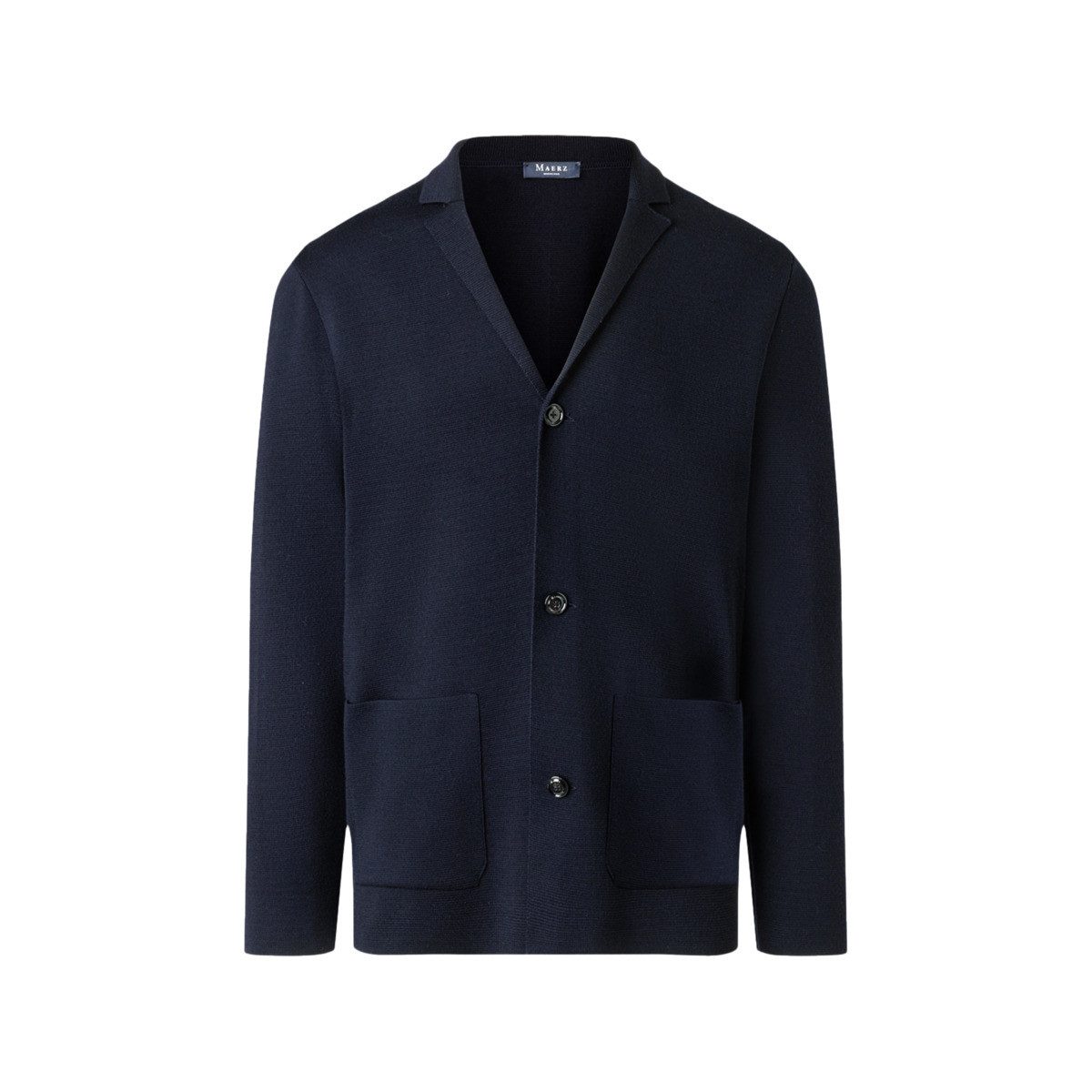 MAERZ Muenchen Sweatblazer 549400 Herren Strick-Sakko, Feinstrick-Blazer, Wollblazer, Strickjacke